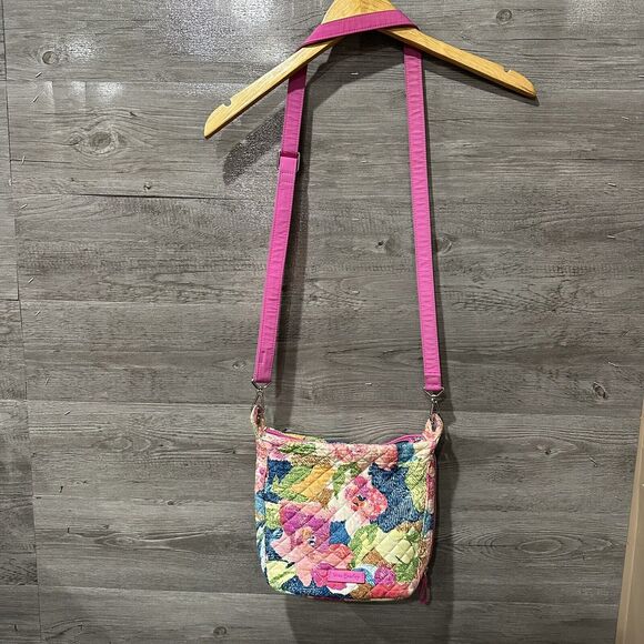 Vera Bradley Carson Mini Hobo Crossbody Superbloom - Picture 2 of 8